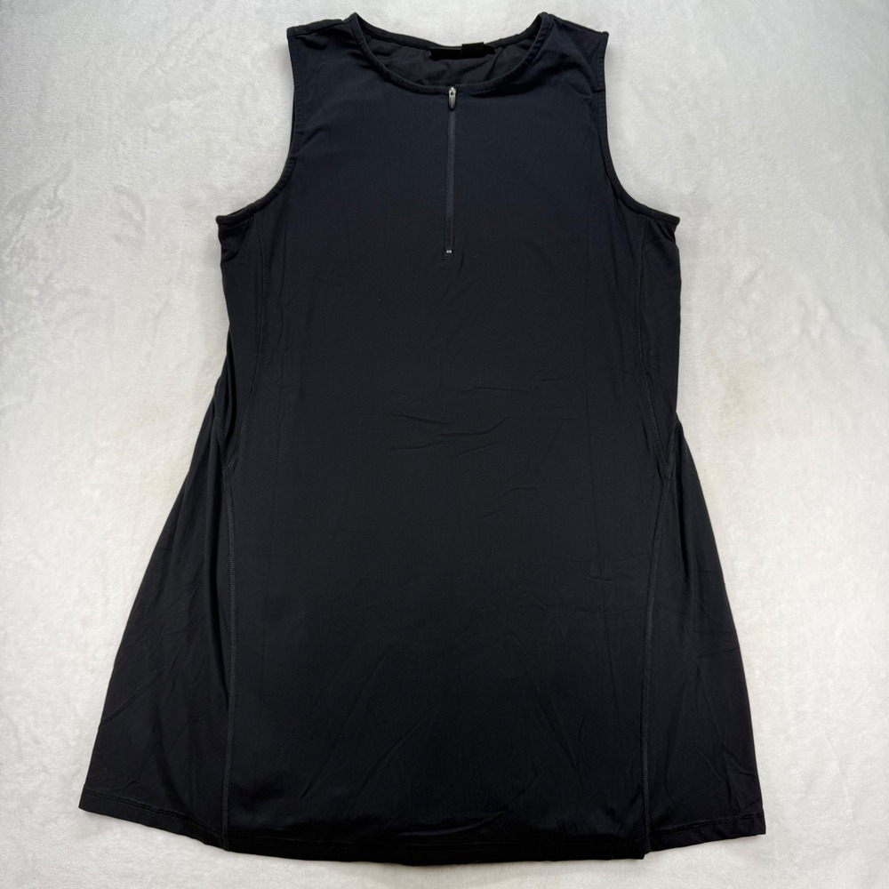 Crane Athletic Dress Half Zip Sleeveless Golf Tennis Activewear Black XL